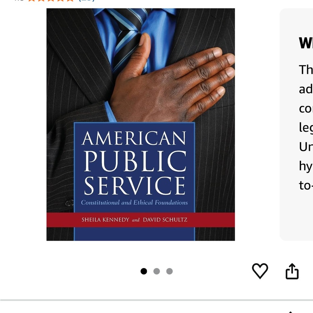 American Public Service soft cover textbook